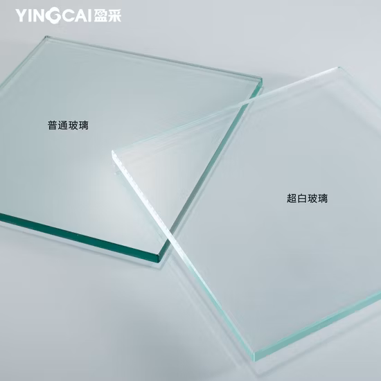 3.2mm-25mm Ultra Clear Float Glass Low Iron Glass PPG Extra Clear Glass